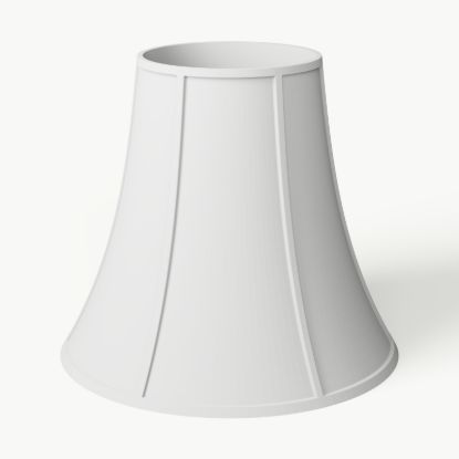 Contour Bell Lampshade in White — catalog hero
