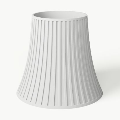 Palisade Bell Lampshade in White — catalog hero